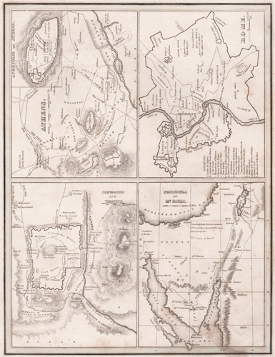 Athens, Rome, Jerusalem, Peninsula of Mt. Sinai1835